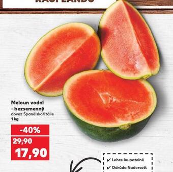 Kaufland Meloun vodní - bezsemenný nabídka
