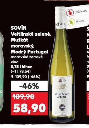 Kaufland Sovín modrý portugal nabídka