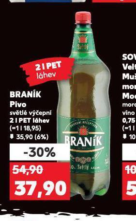 Kaufland Pivo braník nabídka