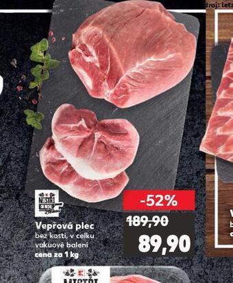 Kaufland Vepřová plec bez kosti nabídka