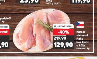 Kaufland Kuřecí stehenní řízky nabídka