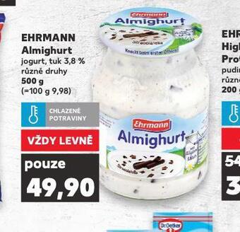 Kaufland Ehrmann almighurt nabídka