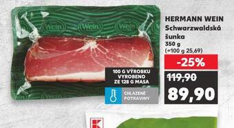 Kaufland Hermann wein schwarzwaldská šunka nabídka