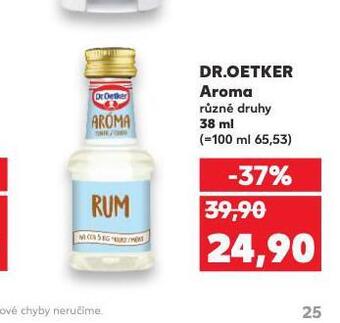 Kaufland Dr. oetker aroma nabídka