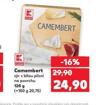 Kaufland Camembert nabídka