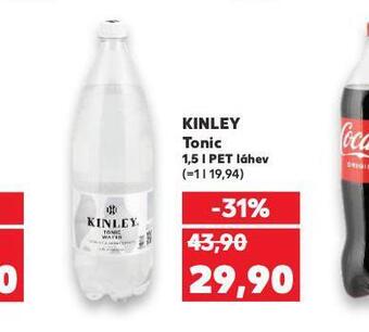 Kaufland Kinley tonic nabídka