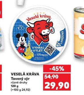 Kaufland Veselá kráva tavený sýr nabídka