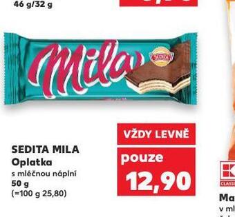Kaufland Sedita mila oplatka nabídka