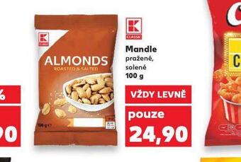 Kaufland Mandle pražené, solené nabídka