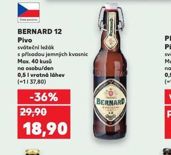 Kaufland Pivo bernard 12 nabídka