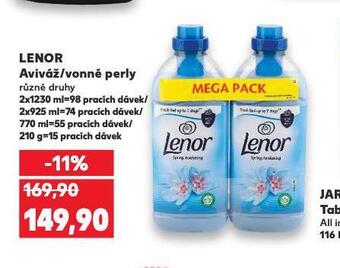 Kaufland Lenor aviváž / vonné perly nabídka