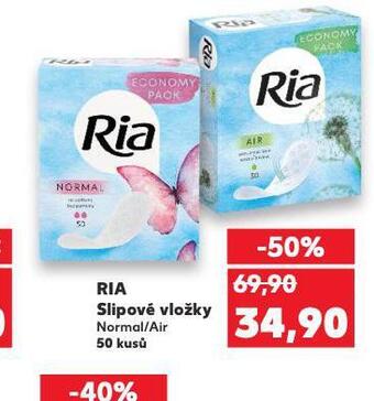 Kaufland Ria slipové vložky nabídka
