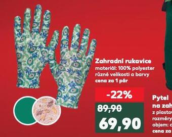 Kaufland Zahradní rukavice nabídka