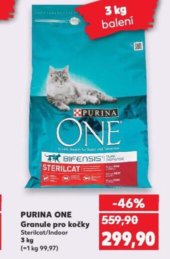 Kaufland Purina one granule pro kočky nabídka