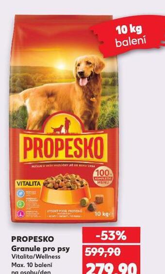 Kaufland Propesko granule pro psy nabídka