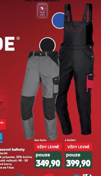 Kaufland Pracovní kalhoty nabídka
