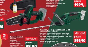 Kaufland Aku nůžky na živý plot nabídka