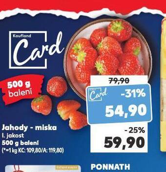 Kaufland Jahody - miska nabídka