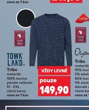 Kaufland Pánské triko nabídka
