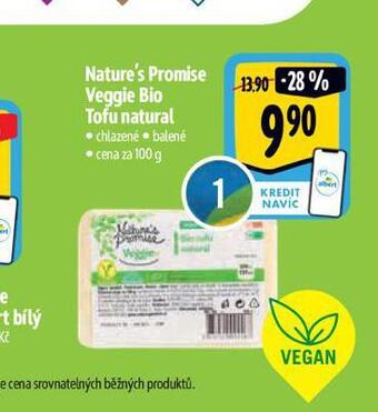 Albert Veggie bio tofu natural nabídka