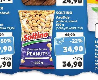 Kaufland Soltino arašídy nabídka