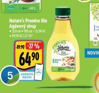 Albert Bio agávový sirup nabídka