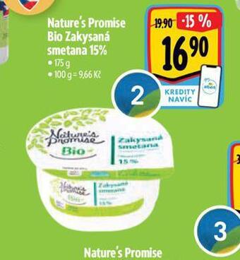 Albert Bio zakysaná smetana 15% nabídka