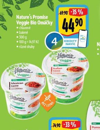 Albert Veggie bio omáčky nabídka