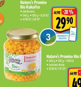 Albert Bio kukuřice nabídka