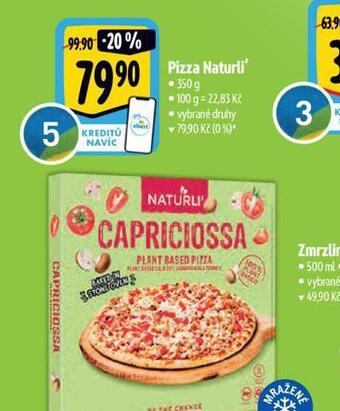 Albert Pizza naturli nabídka