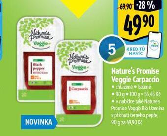 Albert Veggie carpaccio nabídka