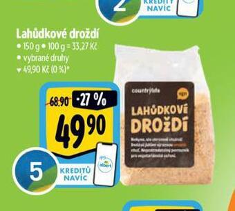 Albert Lahůdkové droždí nabídka