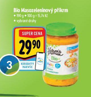 Albert Bio masozeleninový příkrm nabídka
