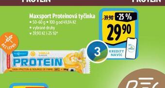 Maxsport proteinová tyčinka