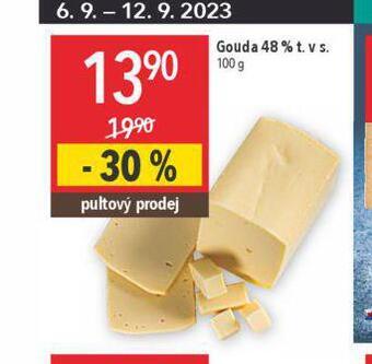 Globus Gouda sýr nabídka