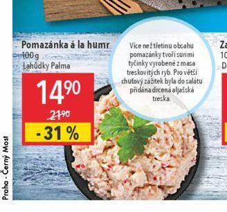 Globus Pomazánka á la humr nabídka