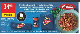 Globus Barilla těstoviny nabídka