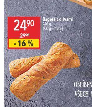 Globus Bageta s olivami nabídka