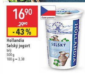 Globus Hollandia selský jogurt nabídka