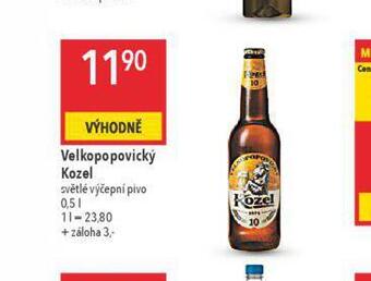 Globus Pivo velkopopovický kozel nabídka