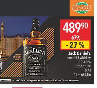 Globus Jack daniel's nabídka