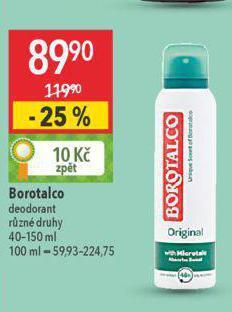 Borotalco deodorant