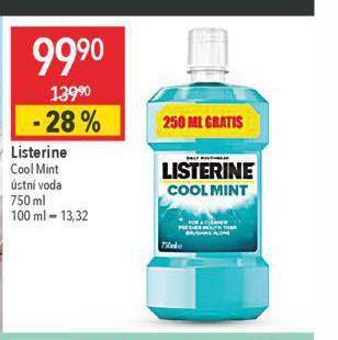 Globus Listerine ústní voda nabídka
