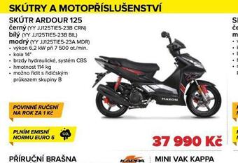 Auto Kelly Skútr ardour 125 nabídka