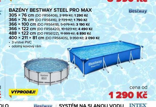 Auto Kelly Bazén bestway steel pro max 400 x 211 x 81 cm cm nabídka
