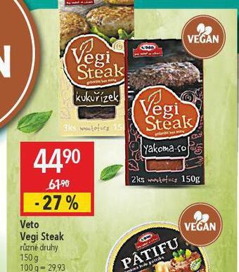 Globus Veto vegi steak nabídka