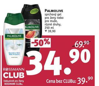 Rossmann Palmolive sprchový gel nabídka