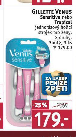 Rossmann Gillette holicí strojek nabídka