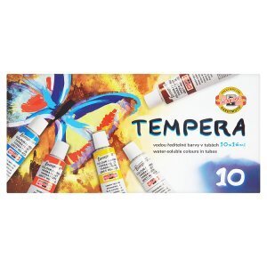 Tesco Koh-i-noor temperové barvy v tubě 10 x 16ml nabídka