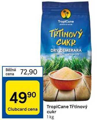 Tesco Tropicane třtinový cukr 1 kg nabídka